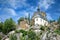 Ruins of gothic castle Pantheon - Vranov in Mala Skala village f