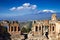 Ruins of the Greek Roman Theater, Taormina, Sicily, Italy