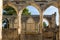 Ruins Greyfriars Walk, Glouster. England. without people