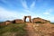 Ruins of grosnez castle in jersey