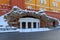 Ruins grotto in Alexandrovsky garden in Moscow