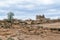 Ruins of Guzara royal palace, Gondar Ethiopia, African heritage architecture