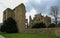 The ruins of the Hardwick Old Hall in Derbyshire