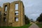 The ruins of the Hardwick Old Hall in Derbyshire