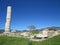 Ruins at the Heraion of Samos sanctuary in Greece