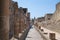 The ruins of Herculaneum excavation