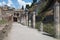 The ruins of Herculaneum excavation