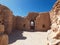 Ruins of Herods castle in fortress Masada, Israel