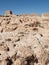 Ruins of Herods castle in fortress Masada, Israel