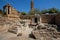 Ruins of hindu temples and 15th-century Tower