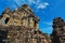 Ruins of hinduism temple in UNESCO site of Angkor
