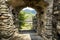 Ruins of Hinterhaus castle. Spitz, Wachau valley. Austria.