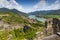 Ruins of Hinterhaus castle. Spitz, Wachau valley. Austria.