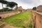 Ruins of the Hippodrome of Domitian in ancient Rome, Italy