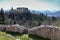 Ruins of Hohenfreyberg Castle, view of Eisenberg Castle