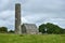 Ruins on Holy Island in Lough Derg in Ireland