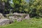 Ruins of the homes in the ancient Roman city of Diokletianopolis, town of Hisarya, Bulgaria