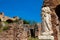 Ruins of the House of the Vestal Virgins at the Roman Forum in Rome