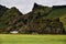 Ruins of Icelandic traditional house and barn.