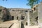 Ruins of Imperial Castle Kaiserpfalz in Dusseldorf