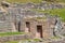 Ruins of Inca`s ceremonial stone bath Tambomachay