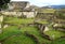 The Ruins Inside Kuelap Archaeological Site with Many of Ancient Stone Round Houses, Amazonas Region in Northern Peru