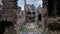 Ruins of the interior of Rani Mahal or Palace, Golkonda fort, Hyderabad, Telangana