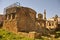 Ruins of Kesik Minare historic site in Antalya, Turkey.