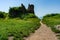 Ruins of Khust castle which was built as a fortress to protect the salt road from Solotvyno