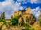 Ruins Kuenringer Castle. The English King Richard Lionheart was held prisoner here. Durnstein (DÃƒÂ¼rnstein