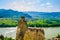 Ruins Kuenringer Castle. The English King Richard Lionheart was held prisoner here. Durnstein (DÃƒÂ¼rnstein