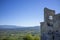 Ruins of the Lacoste Castle, Luberon, Vaucluse, France