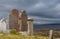 Ruins at Laide historic beach side cemetery, NW Scotland.