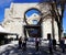 The ruins of a large church from the seventeenth century on the town square Crekvina in the Croatian town of Kastav during the