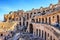 Ruins of the largest coliseum in North Africa. El Jem,Tunisia, UNESCO