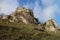 Ruins of Lednica castle, west Slovakia