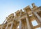 Ruins of the library of Celsus in Ephesus Turkey.