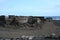 Ruins of a lime kiln. quicklime production Hornos de cal de la Hondura, Fuerteventura,