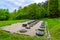 Ruins of the limestone temple at Sarmizegetusa Regia, Transylvania, Romania