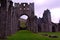 Ruins of Llanthony priory, Abergavenny, Monmouthshire, Wales, Uk