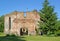 Ruins of Lutheran church Lyappinen`s Alto 1703 in summer day. Settlement Big Banks, Kaliningrad region