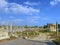 The ruins of the main square of ancient Side in Turkey