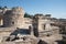 ruins of majestic ancient architecture in famous hierapolis,