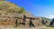 Ruins in Malinalco, Archaeological site in Mexico.