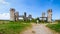 Ruins of the Manoir de Coecilian of the French poet Saint-Pol-Roux / Paul-Pierre Roux in Camaret-sur-Mer, Brittany, France