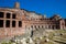 Ruins of the Market of Trajan thought to be the oldest shopping mall of the world built in 100-110 AD in the city of