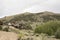 Ruins of Masonic-Chemung mine in Sierra Nevada