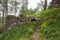 Ruins of Matsukura Castle. a famous historic site in Takayama, Gifu, Japan