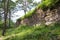 Ruins of Matsukura Castle. a famous historic site in Takayama, Gifu, Japan