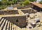 Ruins of the Mausoleum of Halicarnassus. Bodrum, Mugla Province, Turkey.